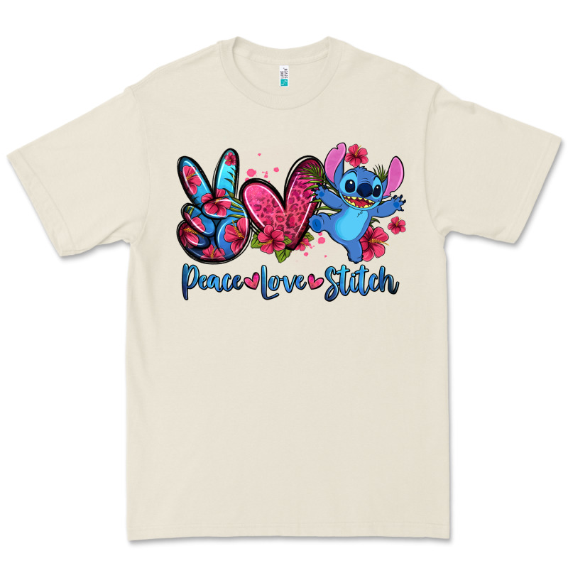 Peace Love Stitch Premium Tee by Zillion Design Studio | Teevron