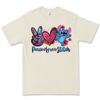 Bone peace love stitch Premium Tee - Zillion Design Studio