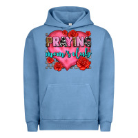 Pigment Pebble Blue praying moms club olivia Urban Hoodie - OliviaCreatesArt