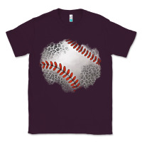 Plum leopard baseball patch Classic Tee - Jasminsmagicworld