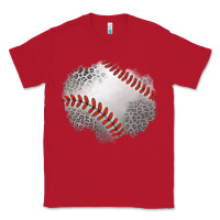 Red leopard baseball patch Classic Tee - Jasminsmagicworld