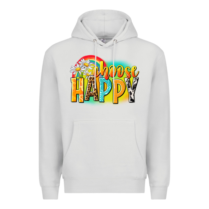 Choose Happy Premium Hoodie by NancyCooperArtShop | Teevron