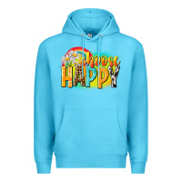 Ocean Blue Choose happy Premium Hoodie - NancyCooperArtShop