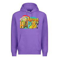 Purple Choose happy Premium Hoodie - NancyCooperArtShop