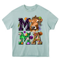 Arona Mama Cow Halloween Heavy Core Tee - texasbilliewilder