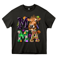 Asphalt Mama Cow Halloween Heavy Core Tee - texasbilliewilder