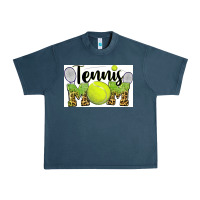 Midnight Navy tennis mom Urban Heavy Tee - BarkalooDesign