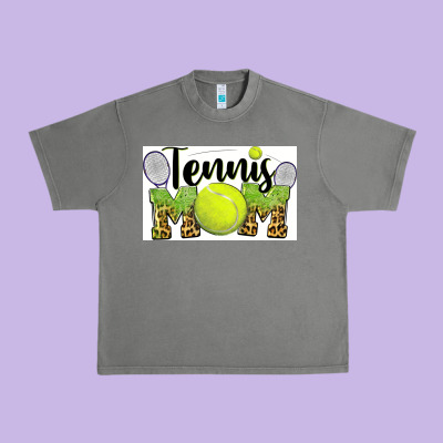 Tennis Mom Urban Heavy Tee Designed By Barkaloodesign