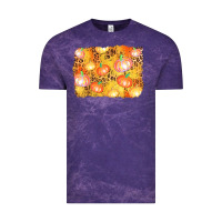 Cloud Purple fall pumpkin background Vintage Tee - AdoDesignShop
