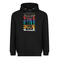 Black Black Belt Martial Art Training Karate TaeKwonDo Heavyweight Hoodie - Bettercallsaul