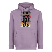 Lavender Black Belt Martial Art Training Karate TaeKwonDo Heavyweight Hoodie - Bettercallsaul