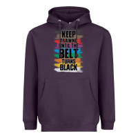 Plum Black Belt Martial Art Training Karate TaeKwonDo Heavyweight Hoodie - Bettercallsaul