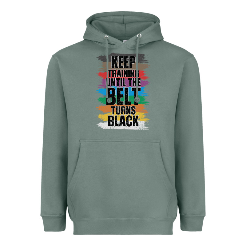 Black Belt Martial Art Training Karate Taekwondo Heavyweight Hoodie by Bettercallsaul | Teevron