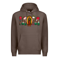 Coffee mexican flag our lady of guadalupe mom leopard Premium Hoodie - JahusDesignShop