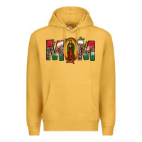 Mexican Flag Our Lady Of Guadalupe Mom Leopard Premium Hoodie | Teevron