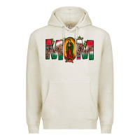 Oatmeal Heather mexican flag our lady of guadalupe mom leopard Premium Hoodie - JahusDesignShop