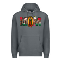 Rock mexican flag our lady of guadalupe mom leopard Premium Hoodie - JahusDesignShop