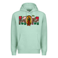 Seafoam mexican flag our lady of guadalupe mom leopard Premium Hoodie - JahusDesignShop