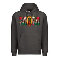 Smoke mexican flag our lady of guadalupe mom leopard Premium Hoodie - JahusDesignShop