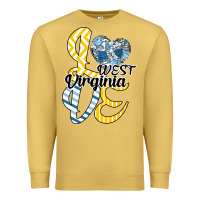Antique Gold Love West Virginia Premium Sweatshirt - Bettercallsaul