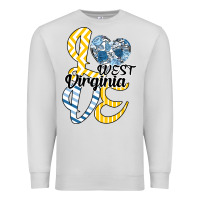 Dove Grey Love West Virginia Premium Sweatshirt - Bettercallsaul
