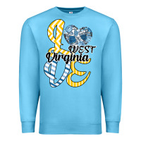 Ocean Blue Love West Virginia Premium Sweatshirt - Bettercallsaul