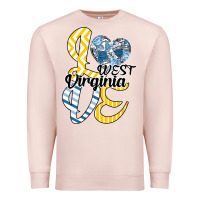 Pale Pink Love West Virginia Premium Sweatshirt - Bettercallsaul
