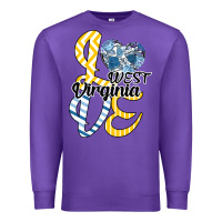 Purple Love West Virginia Premium Sweatshirt - Bettercallsaul