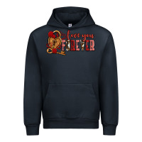 Navy love you forever olivia Urban Hoodie - OliviaCreatesArt