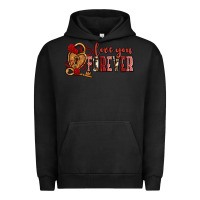 Pigment Black love you forever olivia Urban Hoodie - OliviaCreatesArt