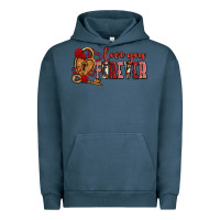 Pigment Midnight Navy love you forever olivia Urban Hoodie - OliviaCreatesArt