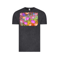Vintage Black colourful pumpkin background Vintage Tee - AdoDesignShop
