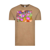 Vintage Coffee colourful pumpkin background Vintage Tee - AdoDesignShop