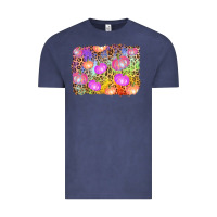 Vintage Denim colourful pumpkin background Vintage Tee - AdoDesignShop