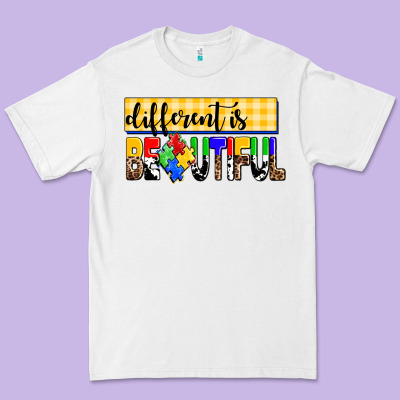 Different Is Beautiful Premium Tee Designed By Adodesignshop