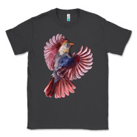 Smoke Flying Northern Cardinal Bird Classic Tee - LillyAllenDesigns