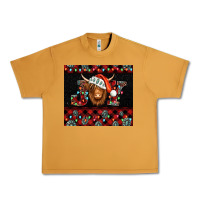 Joy Shaggy Cow Christmas Urban Heavy Tee | Teevron