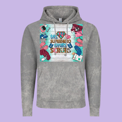 This Superhero Wears Scrubs Tumbler Vintage Hoodie Designed By Bundleandbundleshop