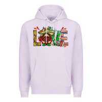 Lilac Mexico love with gnome Premium Hoodie - NancyCooperArtShop