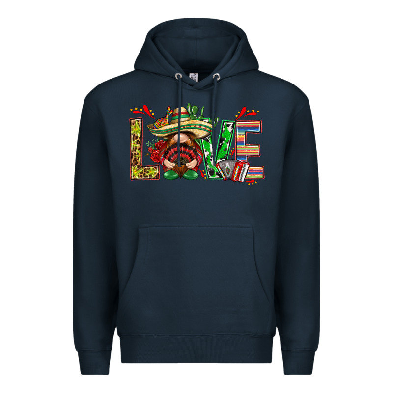 Mexico Love With Gnome Premium Hoodie by NancyCooperArtShop | Teevron