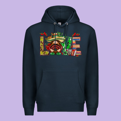 Mexico Love With Gnome Premium Hoodie Designed By Nancycooperartshop
