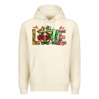 Sandshell Mexico love with gnome Premium Hoodie - NancyCooperArtShop