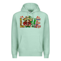Seafoam Mexico love with gnome Premium Hoodie - NancyCooperArtShop