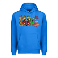 True Royal Mexico love with gnome Premium Hoodie - NancyCooperArtShop