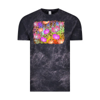 Cloud Black colourful pumpkin background Vintage Tee - AdoDesignShop