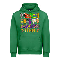 Emerald mardi gras drinking team with glasses olivia Urban Hoodie - OliviaCreatesArt