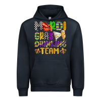 Navy mardi gras drinking team with glasses olivia Urban Hoodie - OliviaCreatesArt