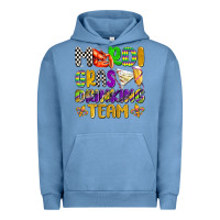 Pigment Pebble Blue mardi gras drinking team with glasses olivia Urban Hoodie - OliviaCreatesArt