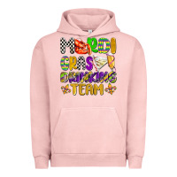 Pigment Salmon mardi gras drinking team with glasses olivia Urban Hoodie - OliviaCreatesArt