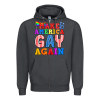 Smoke Make America Gay Again Zipper Hoodie - BundleAndBundleShop